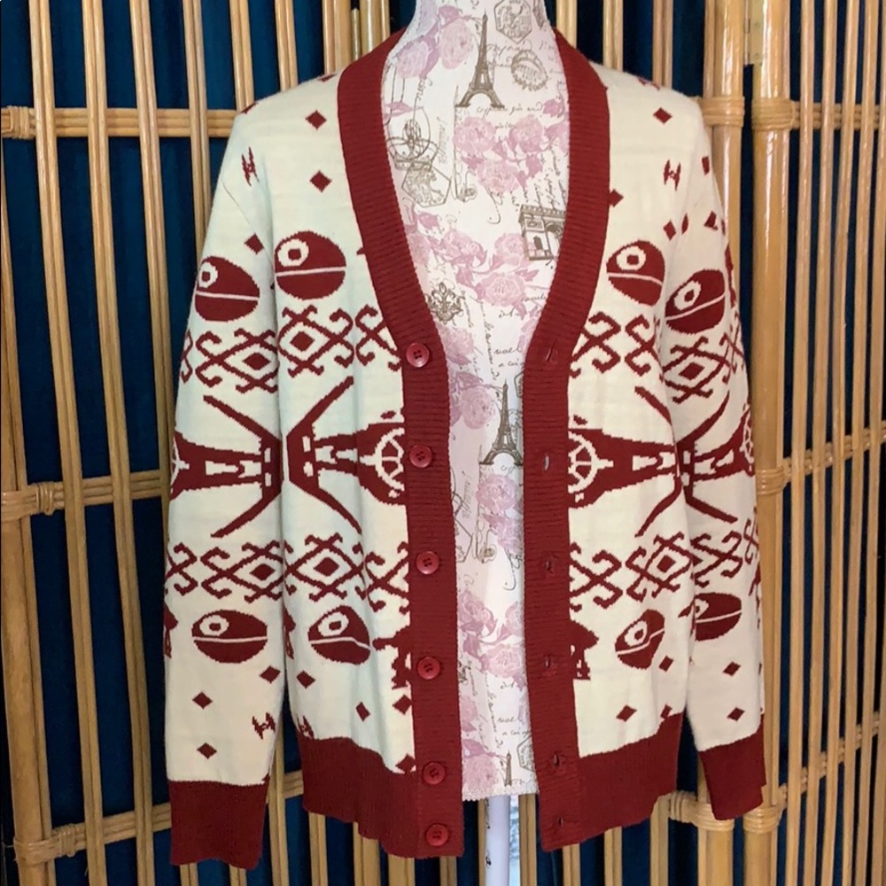 Star Wars button front cardigan small